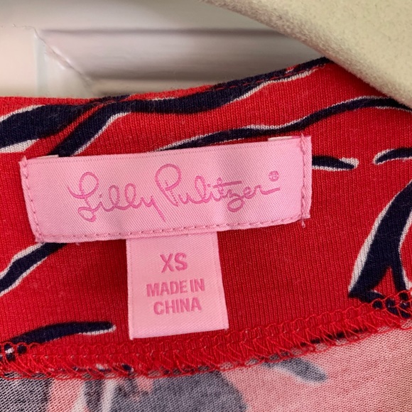 Rare short sleeve Lilly Pulitzer wrap dress - Picture 5 of 7